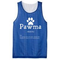 Pawma Definition Gift Funny Grandma Of Dogs Or Granddogs Funny Gift Mesh Reversible Basketball Jersey Tank