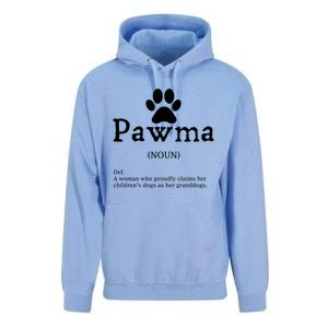 Pawma Definition Gift Funny Grandma Of Dogs Or Granddogs Funny Gift Unisex Surf Hoodie