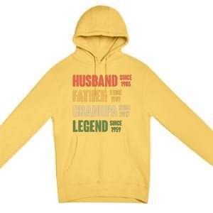 Personalized Dad Grandpa Gift Fathers Day Custom Premium Pullover Hoodie