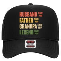 Personalized Dad Grandpa Gift Fathers Day Custom High Crown Mesh Back Trucker Hat