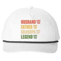 Personalized Dad Grandpa Gift Fathers Day Custom Snapback Five-Panel Rope Hat