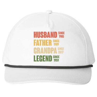 Personalized Dad Grandpa Gift Fathers Day Custom Snapback Five-Panel Rope Hat