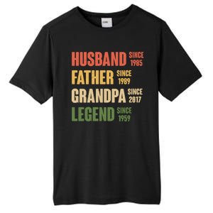 Personalized Dad Grandpa Gift Fathers Day Custom Tall Fusion ChromaSoft Performance T-Shirt