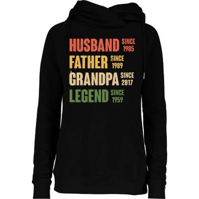 Personalized Dad Grandpa Gift Fathers Day Custom Womens Funnel Neck Pullover Hood