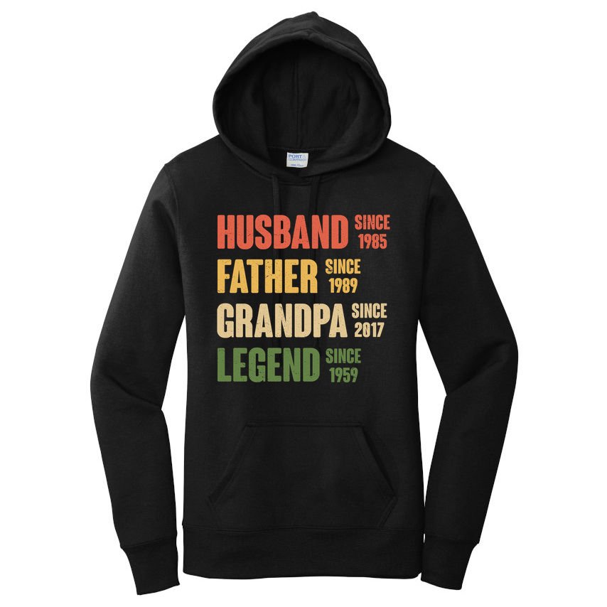 Personalized Dad Grandpa Gift Fathers Day Custom Women's Pullover Hoodie