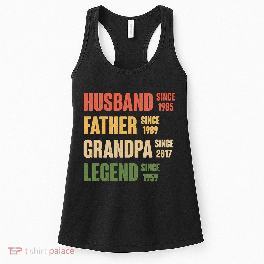 Personalized Dad Grandpa Gift Fathers Day Custom Womens Tank Top
