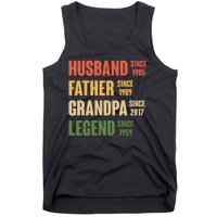 Personalized Dad Grandpa Gift Fathers Day Custom Tank Top