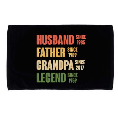 Personalized Dad Grandpa Gift Fathers Day Custom Microfiber Hand Towel