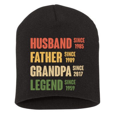 Personalized Dad Grandpa Gift Fathers Day Custom Short Acrylic Beanie