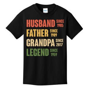 Personalized Dad Grandpa Gift Fathers Day Custom Kids T-Shirt