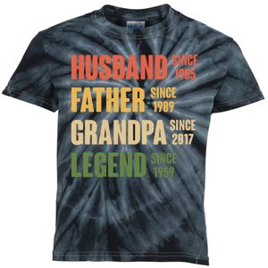 Personalized Dad Grandpa Gift Fathers Day Custom Kids Tie-Dye T-Shirt