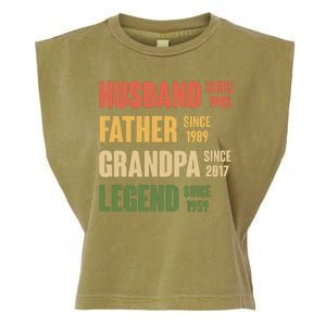 Personalized Dad Grandpa Gift Fathers Day Custom Garment-Dyed Women's Muscle Tee