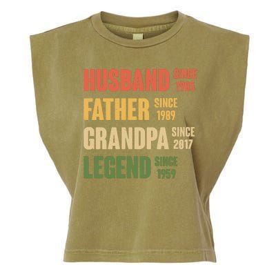 Personalized Dad Grandpa Gift Fathers Day Custom Garment-Dyed Women's Muscle Tee