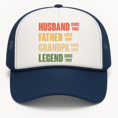 Personalized Dad Grandpa Gift Fathers Day Custom Trucker Hat