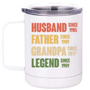 Personalized Dad Grandpa Gift Fathers Day Custom 12 oz Stainless Steel Tumbler Cup