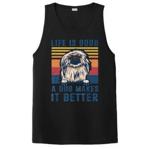 Pekingese Dog Gifts Funny Pekingese Dog Dad Mom Women PosiCharge Competitor Tank