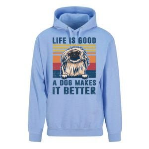 Pekingese Dog Gifts Funny Pekingese Dog Dad Mom Women Unisex Surf Hoodie