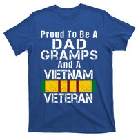 Proud Dad Gramps Vietnam War Veteran Vintage Gift T-Shirt