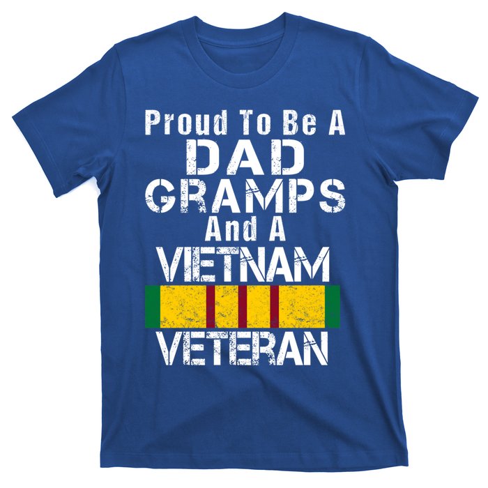 Proud Dad Gramps Vietnam War Veteran Vintage Gift T-Shirt