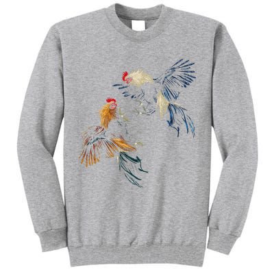 Peleas De Gallos Cockfighter Game Fowl Cockfighting Rooster Tall Sweatshirt
