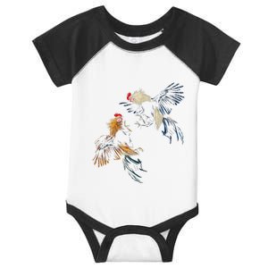 Peleas De Gallos Cockfighter Game Fowl Cockfighting Rooster Infant Baby Jersey Bodysuit