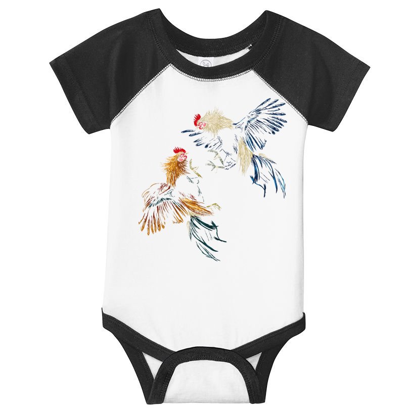 Peleas De Gallos Cockfighter Game Fowl Cockfighting Rooster Infant Baby Jersey Bodysuit
