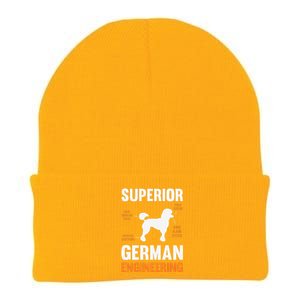 Poodle Dog Gifts Funny Superior German Engineering Knit Cap Winter Beanie