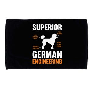 Poodle Dog Gifts Funny Superior German Engineering Microfiber Hand Towel