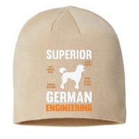 Poodle Dog Gifts Funny Superior German Engineering Sustainable Beanie