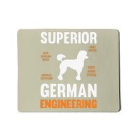 Poodle Dog Gifts Funny Superior German Engineering Mousepad