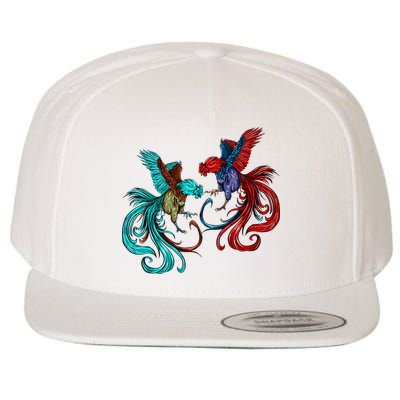 Peleas De Gallos Cockfighter Game Fowl Cockfighting Rooster Wool Snapback Cap