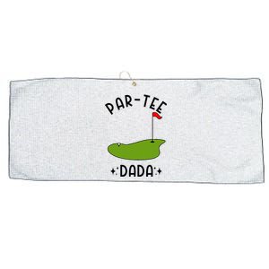 Par Dada Golf Birthday Party Dad Large Microfiber Waffle Golf Towel