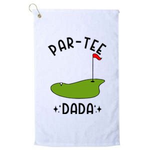 Par Dada Golf Birthday Party Dad Platinum Collection Golf Towel