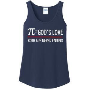 Pi Day God's Love Gift Both Are Never Ending Ladies Essential Tank