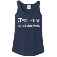 Pi Day God's Love Gift Both Are Never Ending Ladies Essential Tank