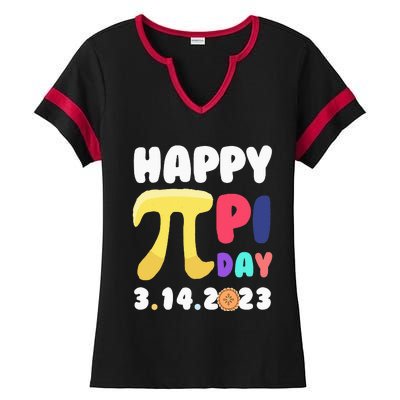 Pie Day Happy Pi Day 3.14 Pi Symbol Pi Math Ladies Halftime Notch Neck Tee