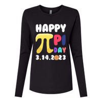 Pie Day Happy Pi Day 3.14 Pi Symbol Pi Math Womens Cotton Relaxed Long Sleeve T-Shirt