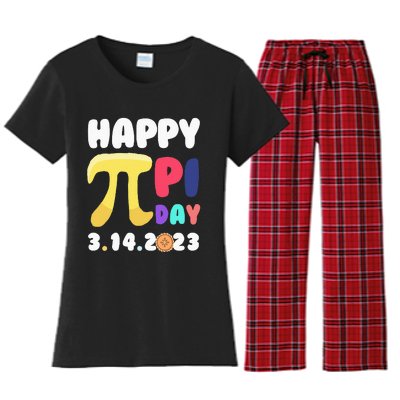 Pie Day Happy Pi Day 3.14 Pi Symbol Pi Math Women's Flannel Pajama Set