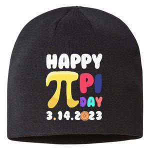 Pie Day Happy Pi Day 3.14 Pi Symbol Pi Math Sustainable Beanie