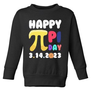 Pie Day Happy Pi Day 3.14 Pi Symbol Pi Math Toddler Sweatshirt