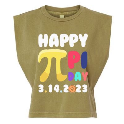 Pie Day Happy Pi Day 3.14 Pi Symbol Pi Math Garment-Dyed Women's Muscle Tee