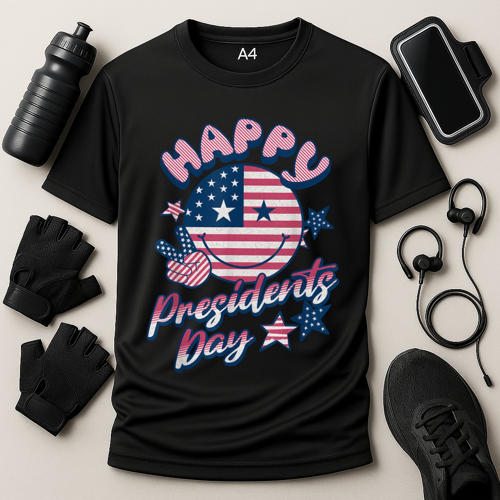 Presidents Day Happy Presidents Day Cooling Performance Crew T-Shirt
