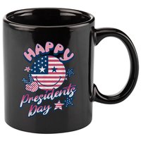 Presidents Day Happy Presidents Day 11oz C Handle Ceramic Mug