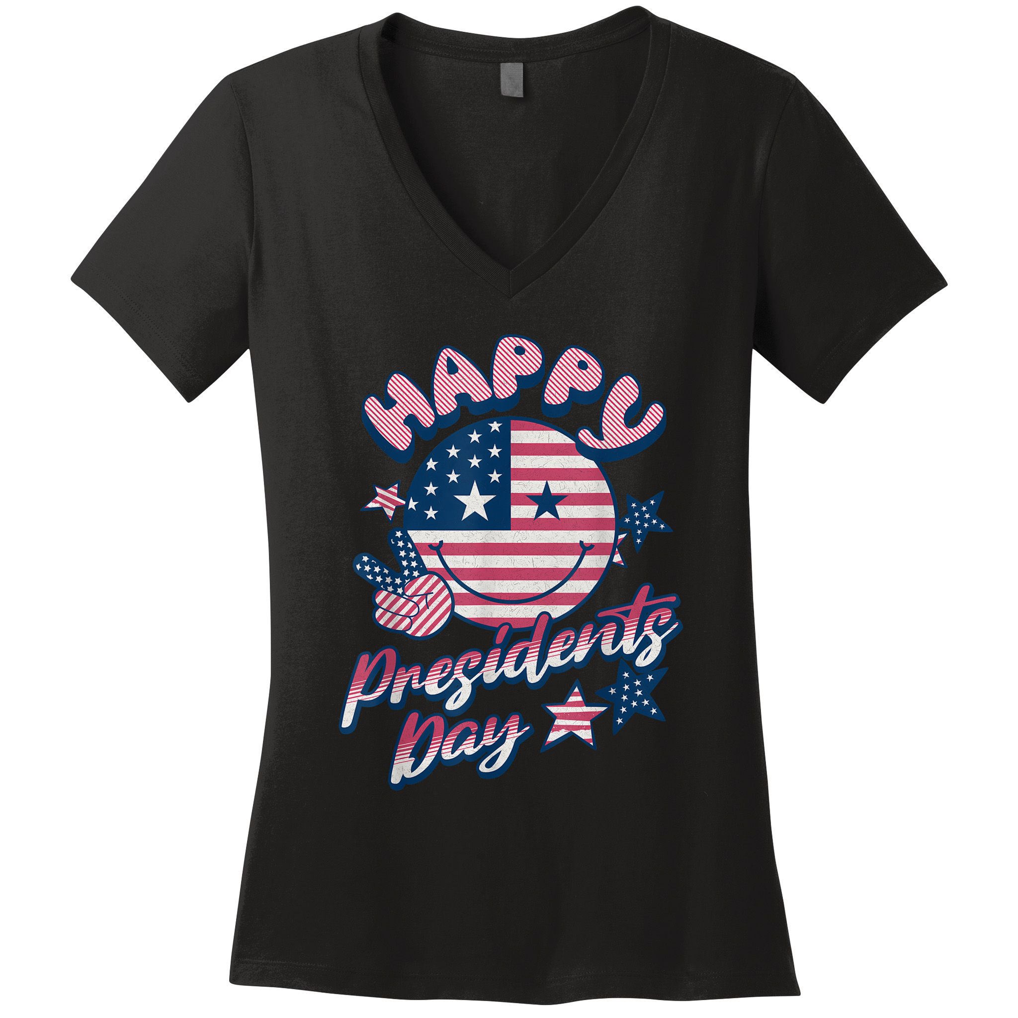 Presidents Day Happy Presidents Day Women's V-Neck T-Shirt