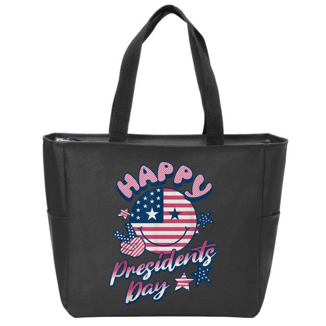 Presidents Day Happy Presidents Day Zip Tote Bag