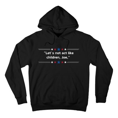 Presidential Debate Humor Hoodie