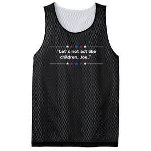 Presidential Debate Humor Mesh Reversible Basketball Jersey Tank