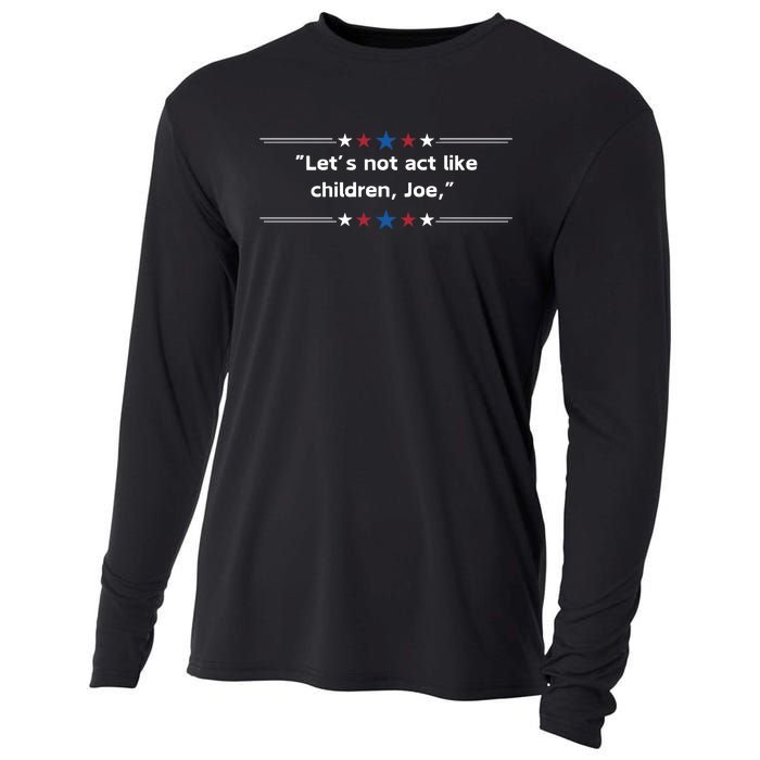 Presidential Debate Humor Cooling Performance Long Sleeve Crew