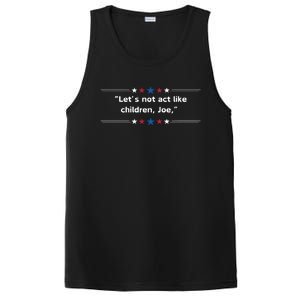 Presidential Debate Humor PosiCharge Competitor Tank