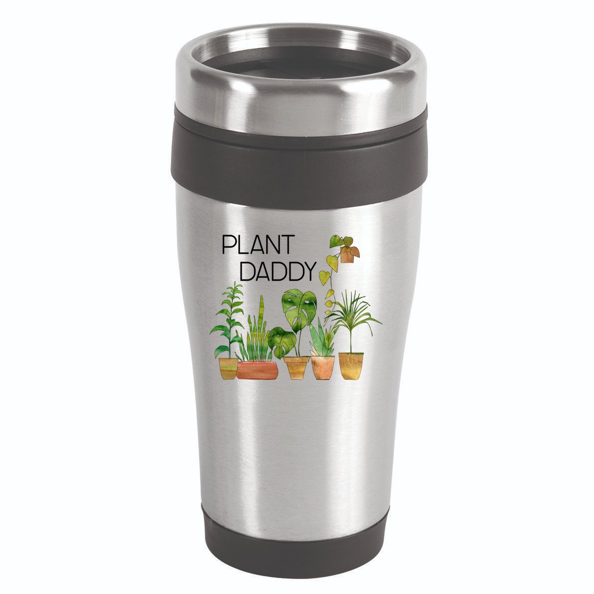 Plant Daddy House Plant Lover Monstera Dad Father Gift Cute Gift 16oz Travel Tumbler